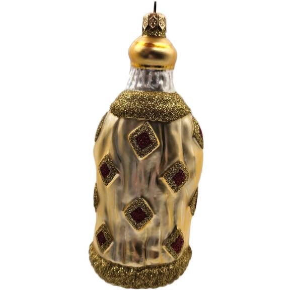 Patricia Breen Bijoux Santa Claus Red Squares Christmas Tree Holiday Ornament - Picture 8 of 10